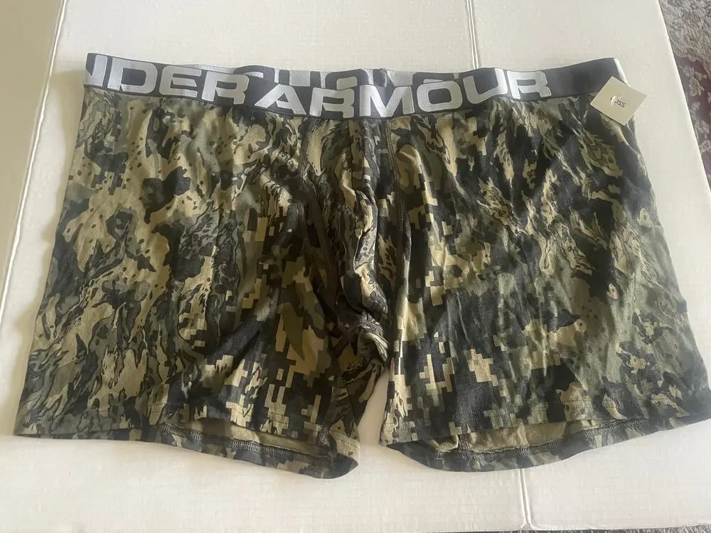 Under Armour Men’s Boxer Brief Lounge Wear Camo Underwear Size 5XL NWT